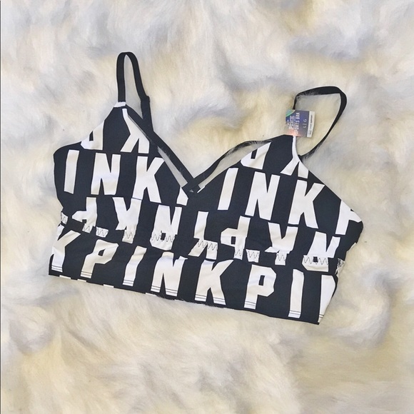 VS *NWT* Pink Strappy Sports Bra - Picture 3 of 8